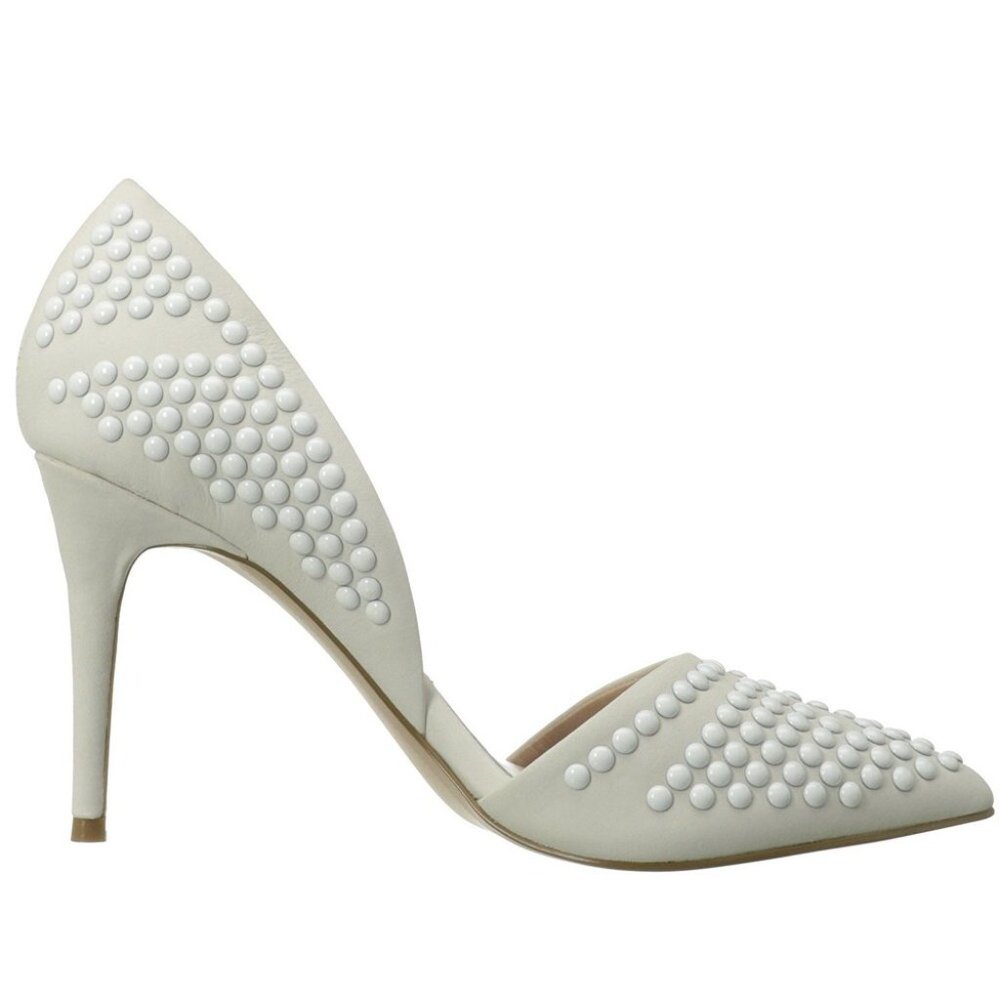French Connection Ellis Studded Pointed Toe Pumps - Picture 5 of 7
